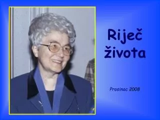 rije ivota