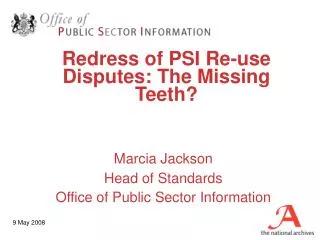 Redress of PSI Re-use Disputes: The Missing Teeth?