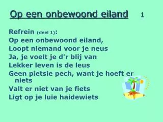op een onbewoond eiland 1