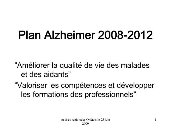 plan alzheimer 2008 2012