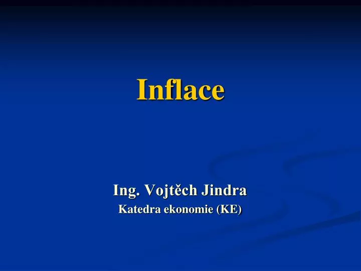 inflace