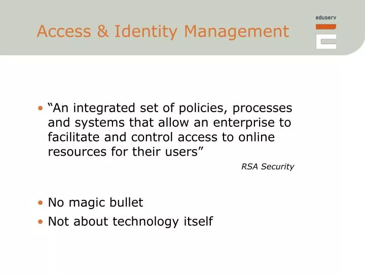 access identity management