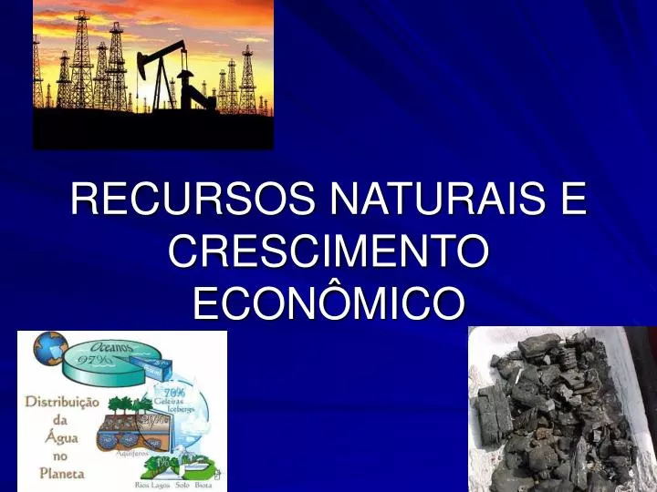 recursos naturais e crescimento econ mico