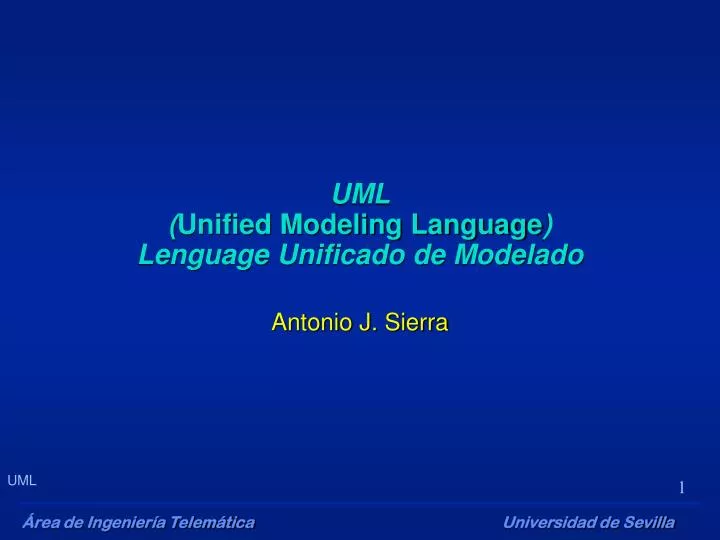 uml unified modeling language lenguage unificado de modelado