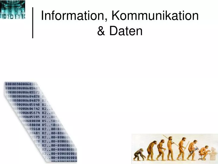 information kommunikation daten