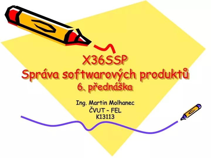 x36ssp spr va softwarov ch produkt 6 p edn ka