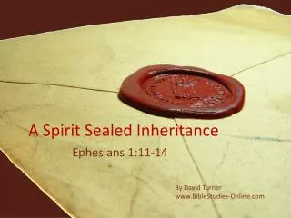 A Spirit Sealed Inheritance
