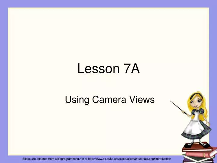 lesson 7a