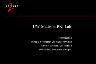 UW-Madison PKI Lab