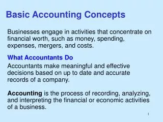 PPT - ACCOUNTING CONCEPTS AND CONVENTIONS PowerPoint Presentation, Free ...