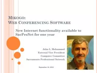Mikogo: Web Conferencing Software