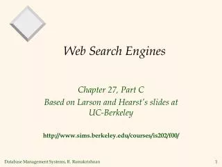 Web Search Engines