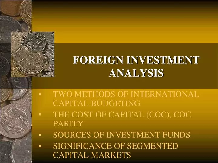 foreign investment analysis