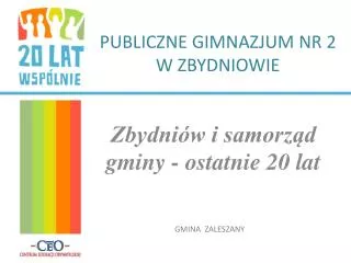 publiczne gimnazjum nr 2 w zbydniowie