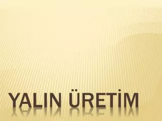 yalin ret m