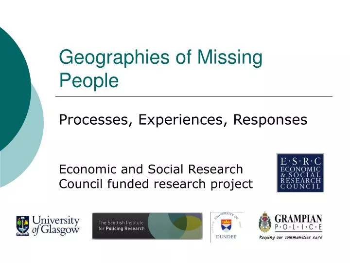 geographies of missing people