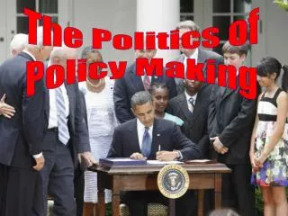 The Politics of Policy Making