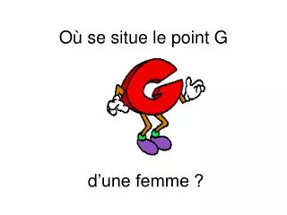 o se situe le point g