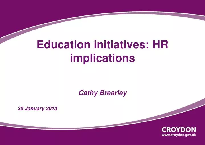 education initiatives hr implications