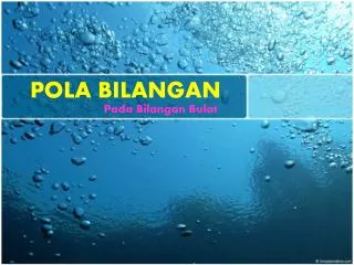 pola bilangan