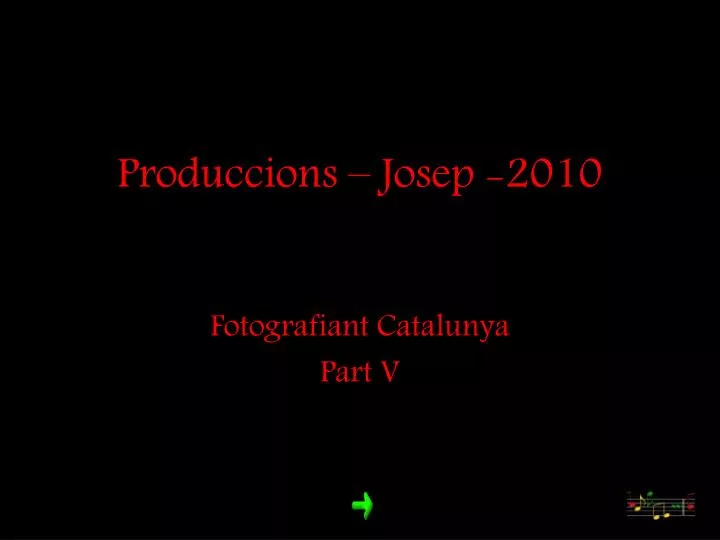 produccions josep 2010