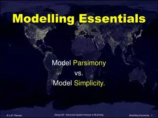 modelling essentials