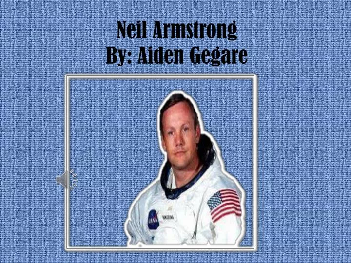 neil armstrong by aiden gegare