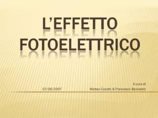 a cura di matteo cocetti francesco benedetti