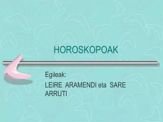 HOROSKOPOAK