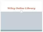 Wiley Online Library - slide 1