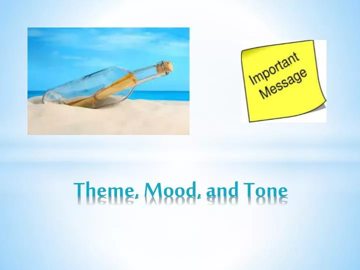 theme mood and tone