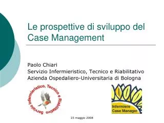 le prospettive di sviluppo del case management