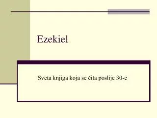ezekiel
