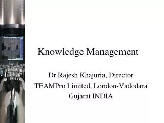 Knowledge Management