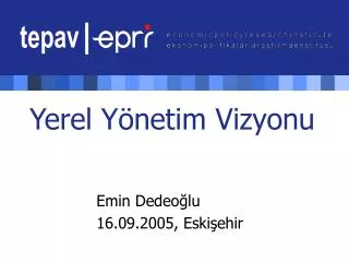 yerel y netim vizyonu