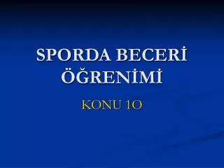 sporda becer ren m