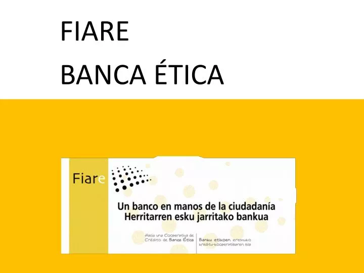 fiare banca tica