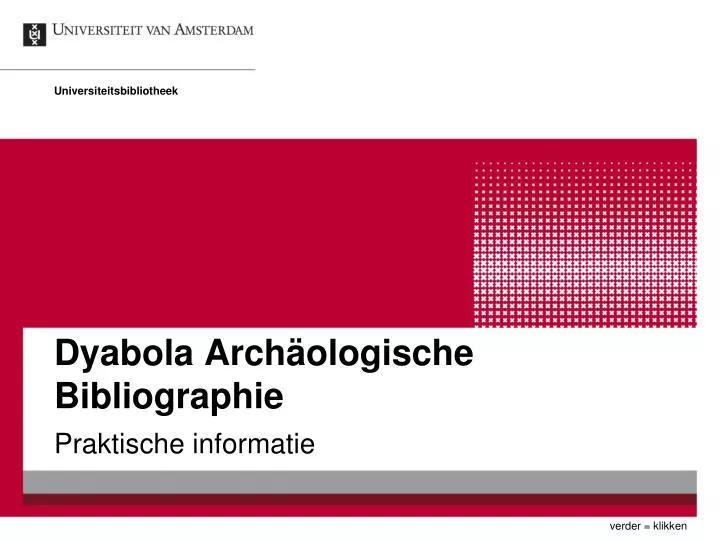 dyabola arch ologische bibliographie