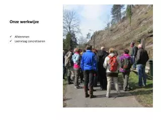 onze werkwijze