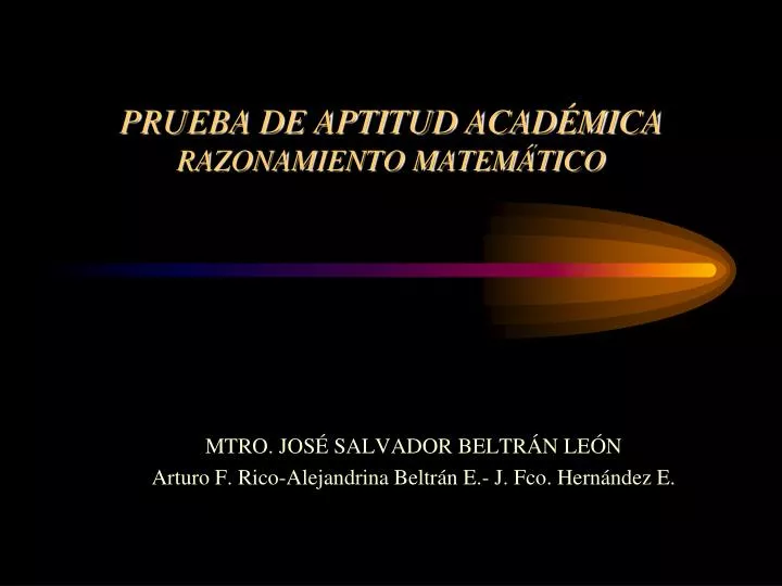 prueba de aptitud acad mica razonamiento matem tico