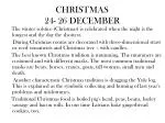CHRISTMAS 24- 26 DECEMBER - slide 1