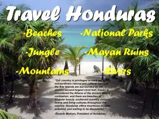 Travel Honduras