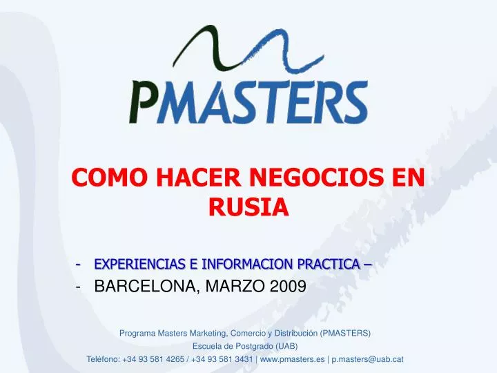 experiencias e informacion practica barcelona marzo 2009