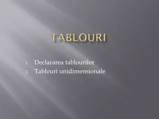 tablouri