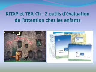 kitap et tea ch 2 outils d valuation de l attention chez les enfants