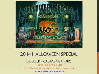 Halloween Special on Professional Gaming Chairs