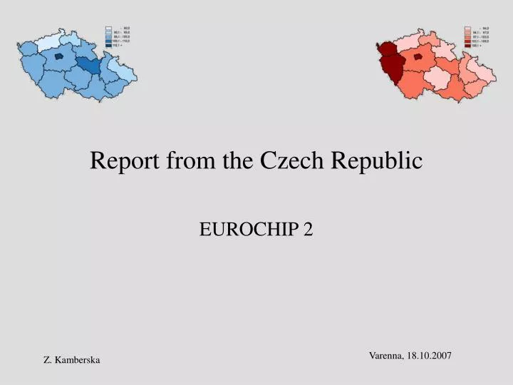 report from the czech republic eurochip 2