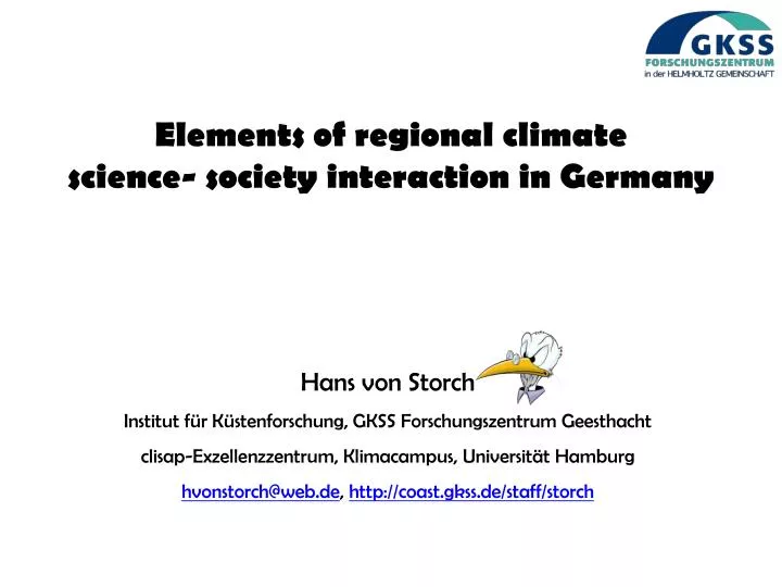 elements of regional climate science society interaction in germany