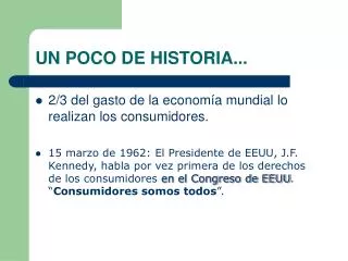 un poco de historia