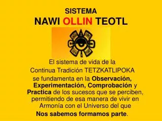 sistema nawi ollin teotl